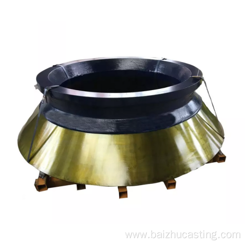High manganese steel casting cone crusher bowl liner